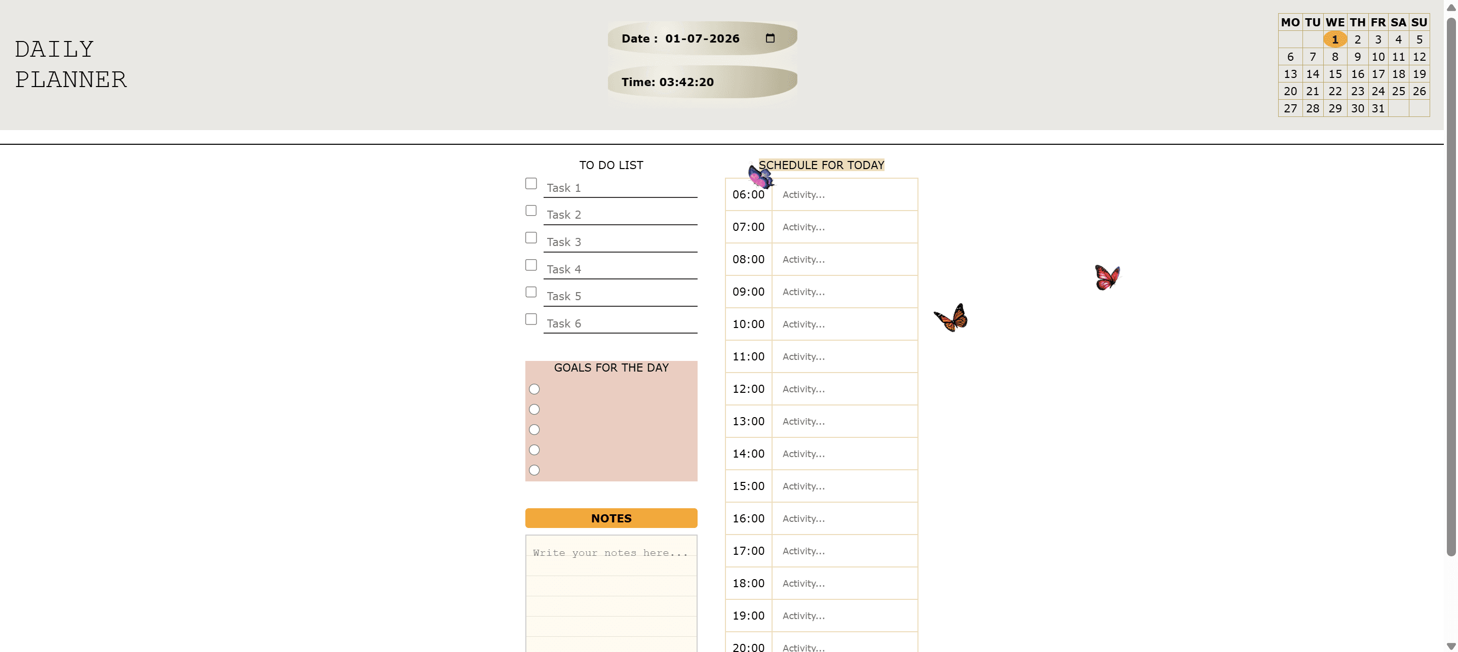 Daily Planner